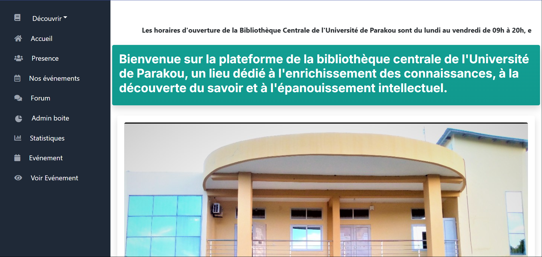Bibliothèque UP